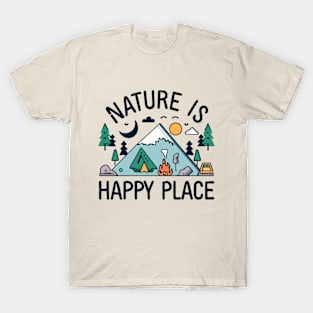 Nature is my happy place T-Shirt